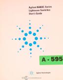 Agilent-Agilent 86060-C Series, Lightwave Switches Manual 2000-86060-C Series-01
